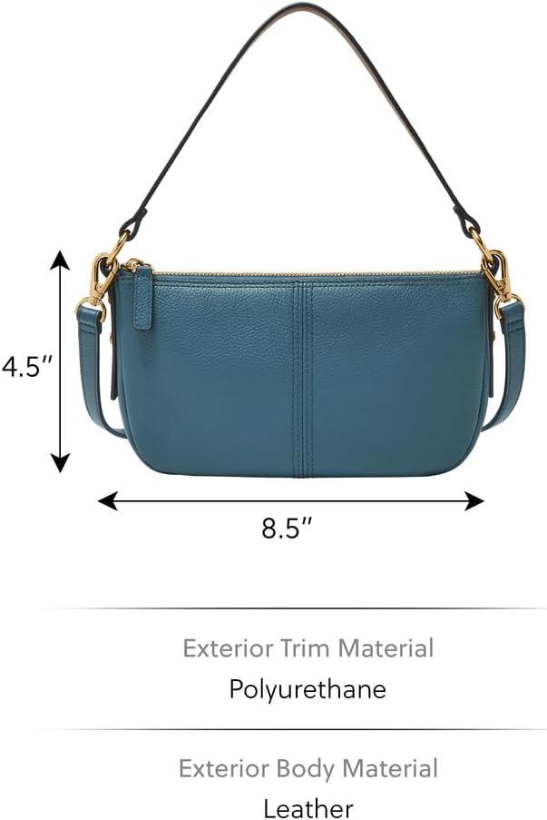 imageFossil Womens Jolie Leather Small Shoulder Bag Purse Handbag for WomenDrizzle