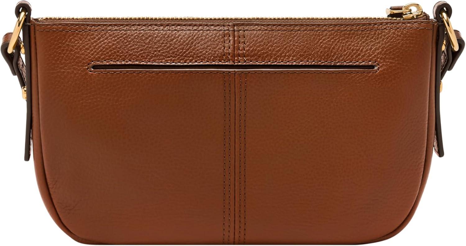 imageFossil Womens Jolie Leather Small Shoulder Bag Purse Handbag for WomenMedium Brown