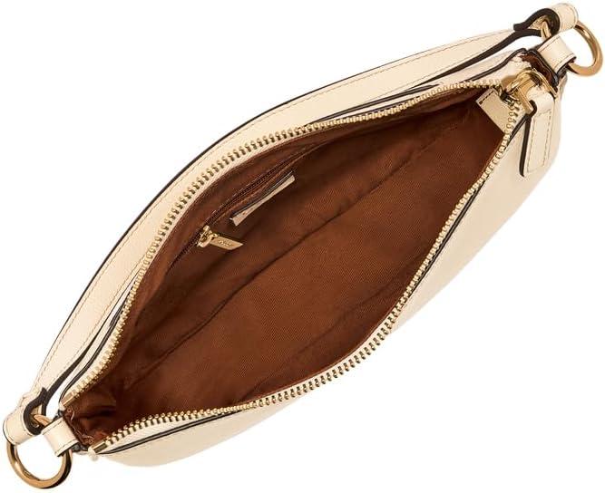 imageFossil Womens Jolie Leather Small Shoulder Bag Purse Handbag for WomenVanilla