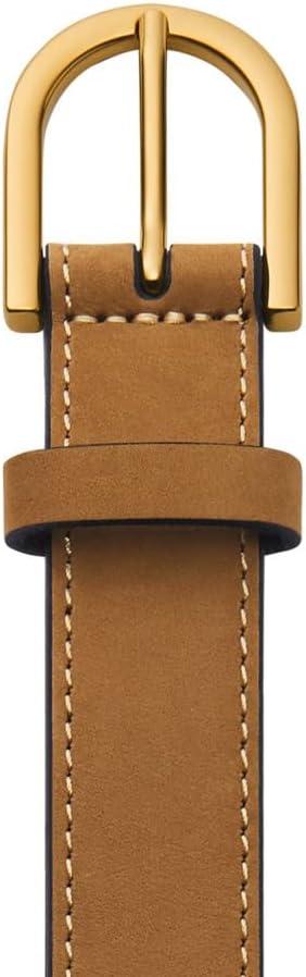 imageFossil Womens Leather BeltCamel Nubuck D Ring