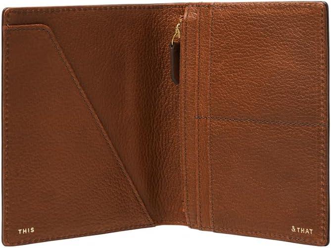 imageFossil Womens Leather Passport CaseBrown