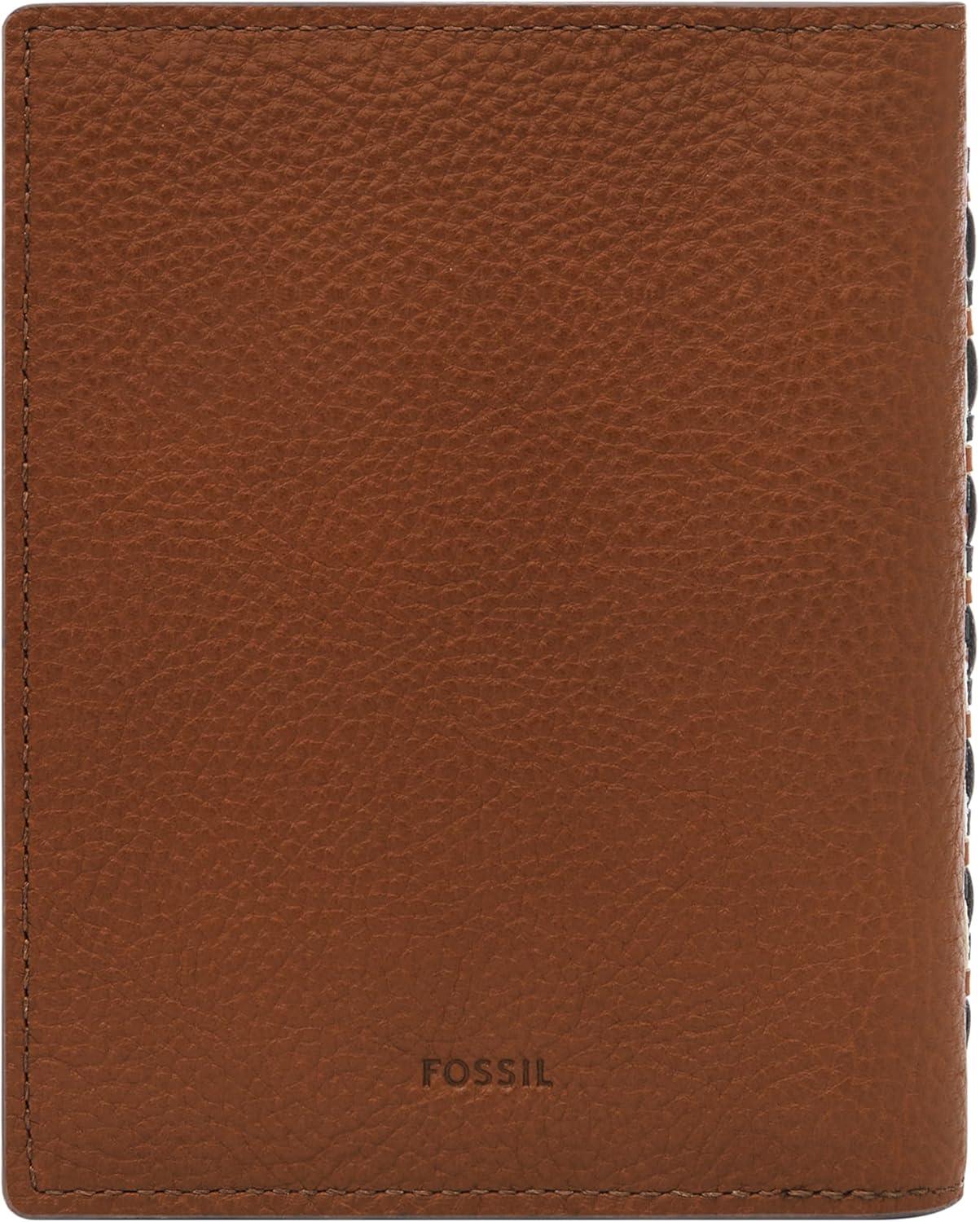 imageFossil Womens Leather Passport CaseNeutral Woven