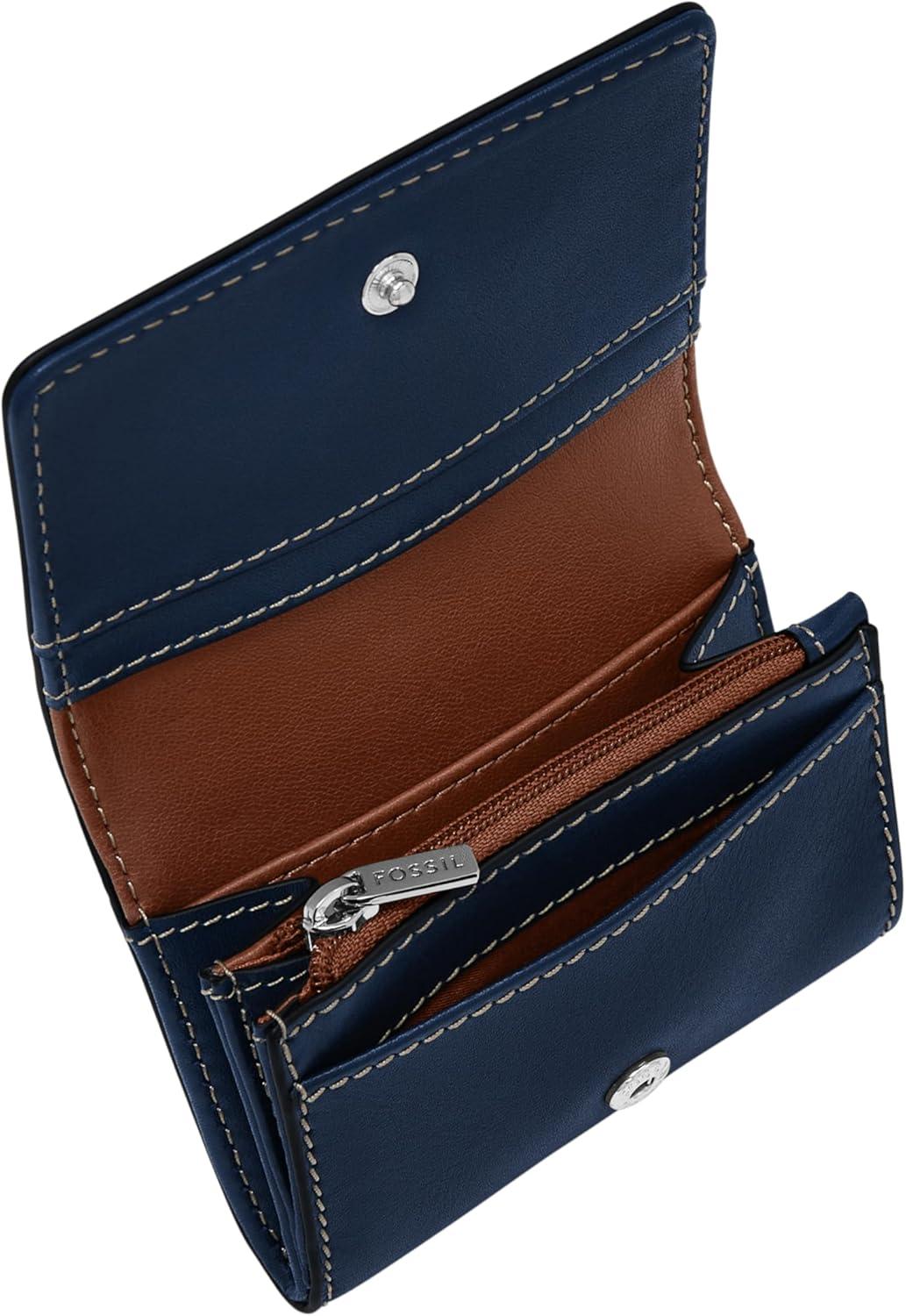 imageFossil Womens Lennox Small Flap WalletInsignia Blue