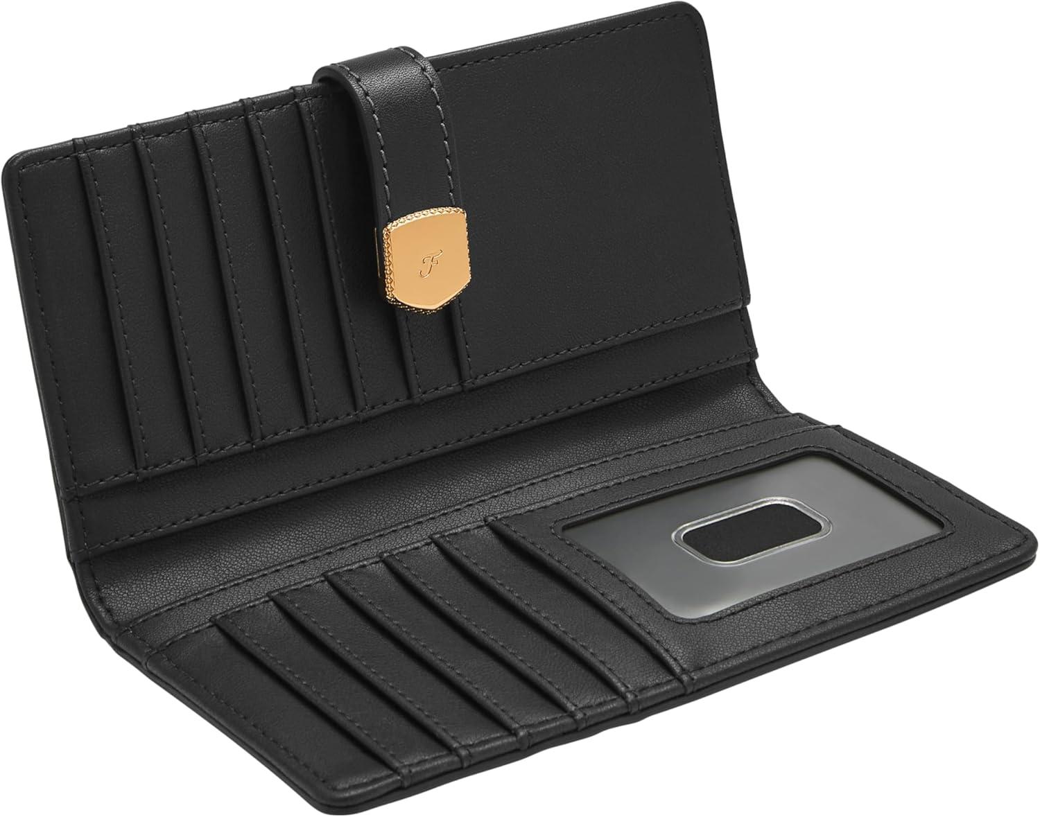 imageFossil Womens Lennox Tab Bifold WalletBlack