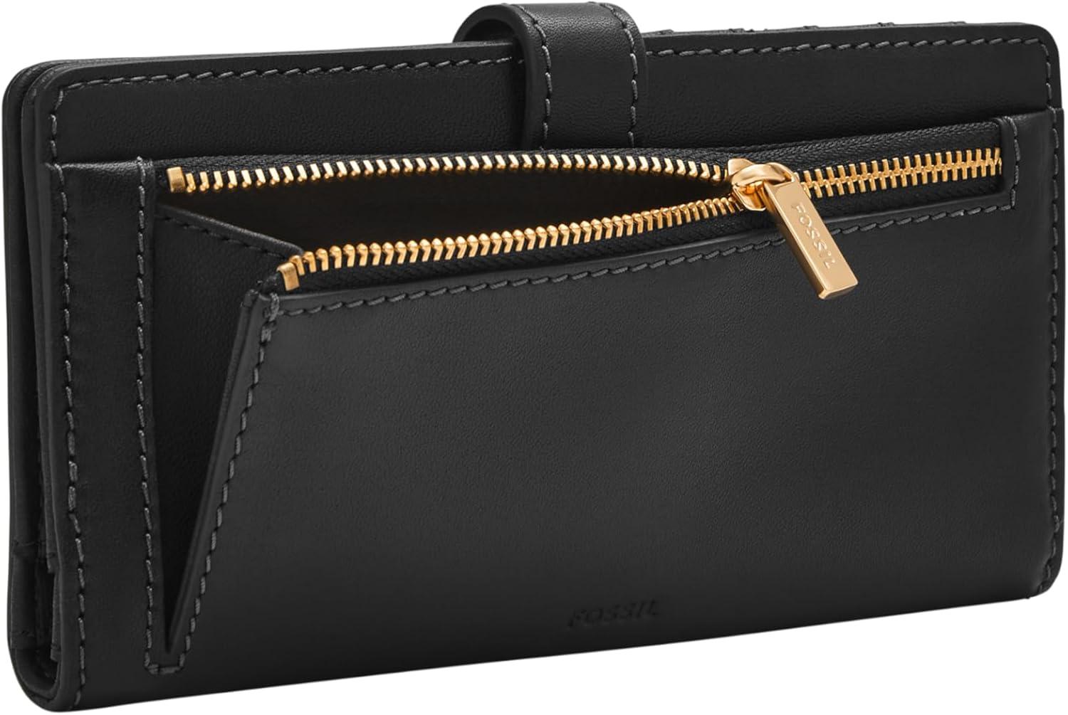 imageFossil Womens Lennox Tab Bifold WalletBlack