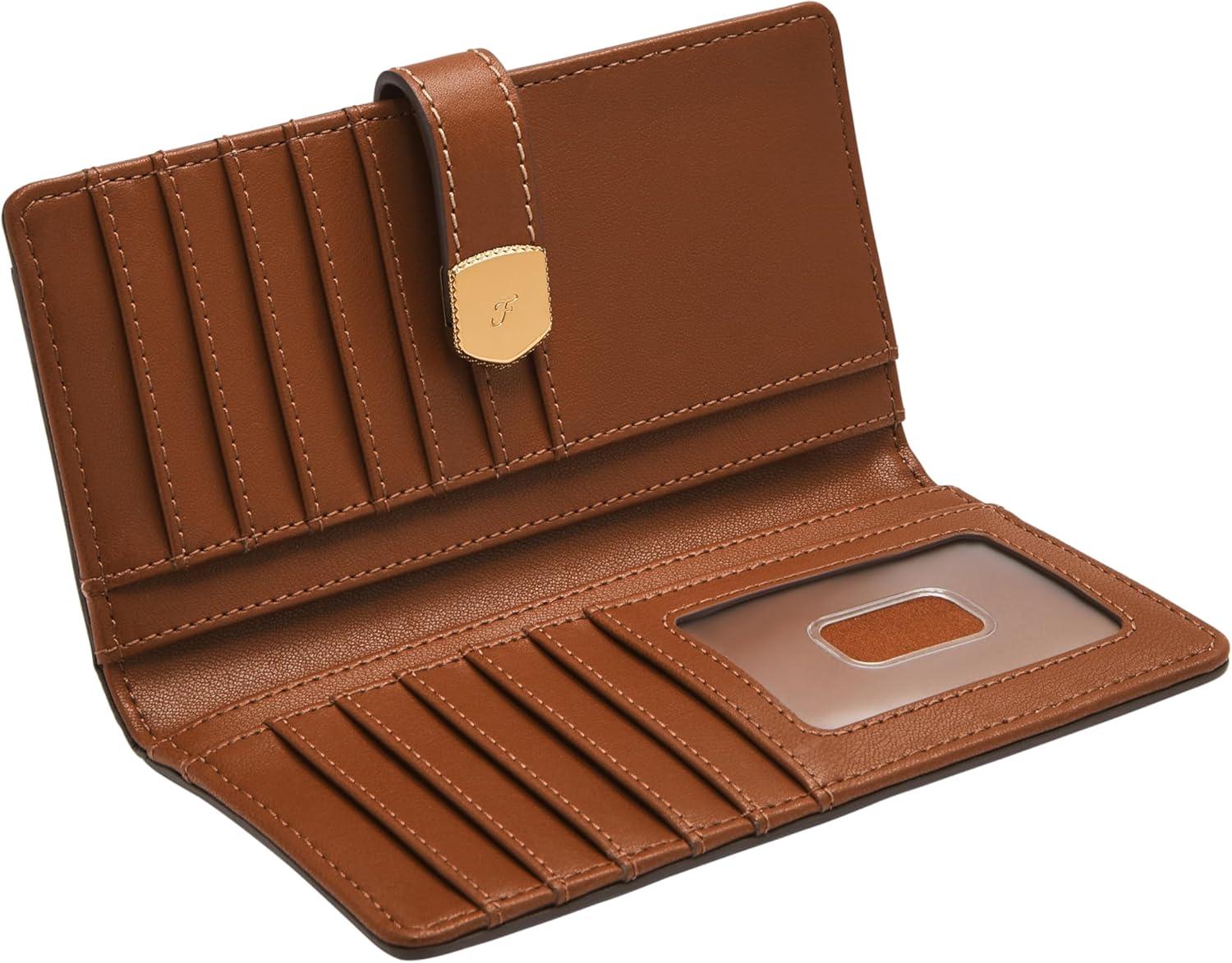 imageFossil Womens Lennox Tab Bifold WalletBrown