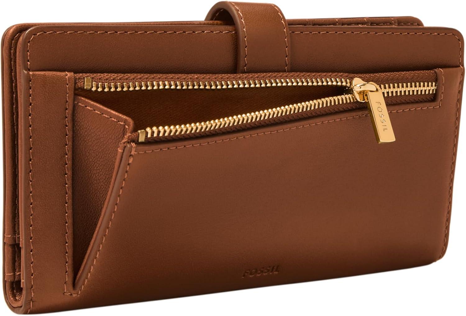 imageFossil Womens Lennox Tab Bifold WalletMulti Patchwork