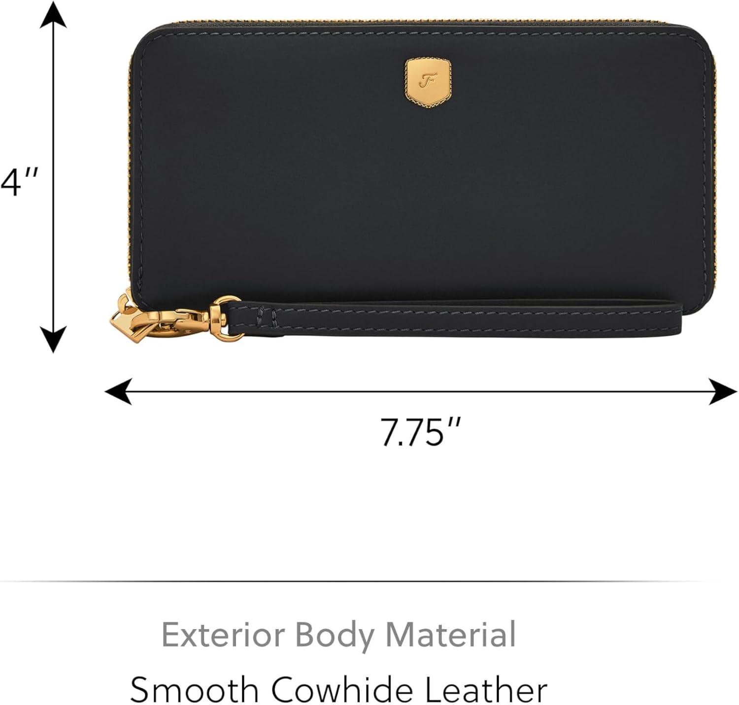 imageFossil Womens Lennox Zip Continental WalletBlack