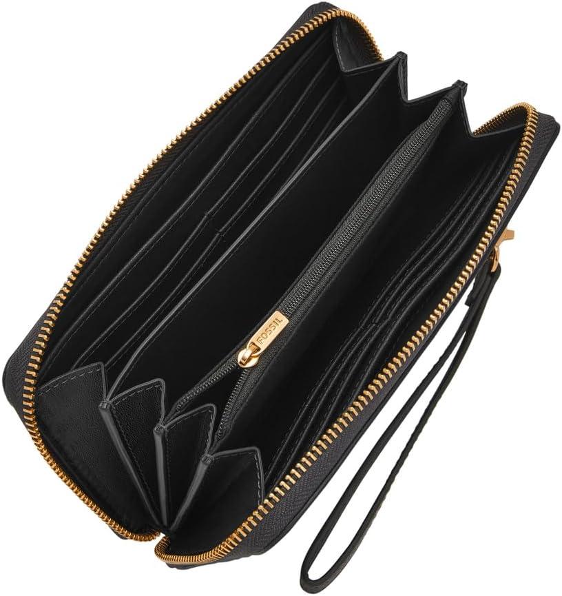 imageFossil Womens Lennox Zip Continental WalletBlack