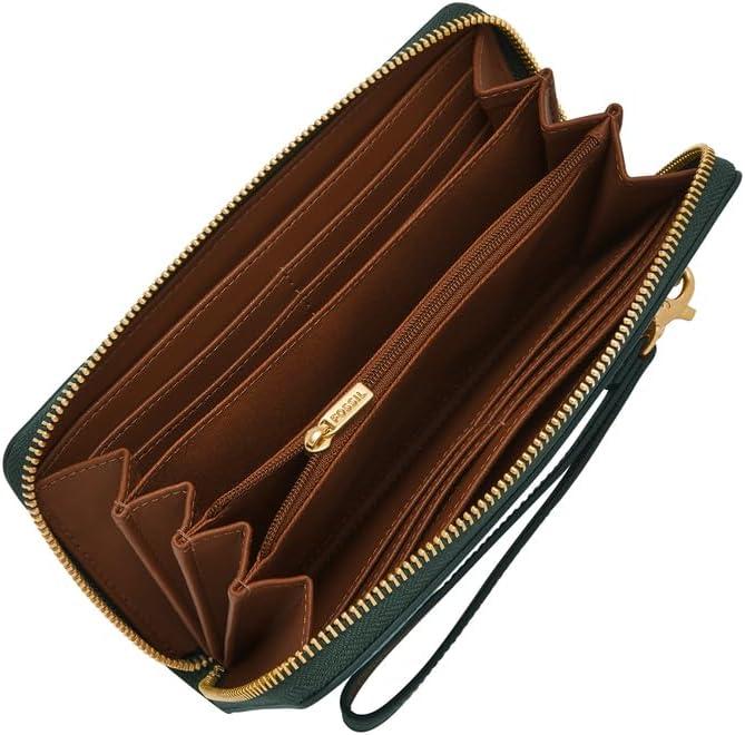 imageFossil Womens Lennox Zip Continental WalletViridian