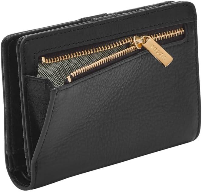 imageFossil Womens Liza Multifunction Bifold WalletBlack W Gold