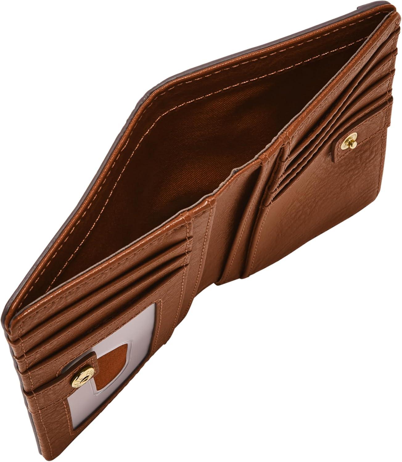 imageFossil Womens Liza Multifunction Bifold WalletBrown W Gold