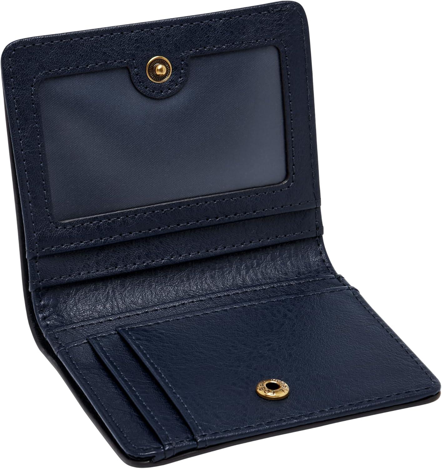 imageFossil Womens Logan Leather RFIDBlocking Bifold Wallet