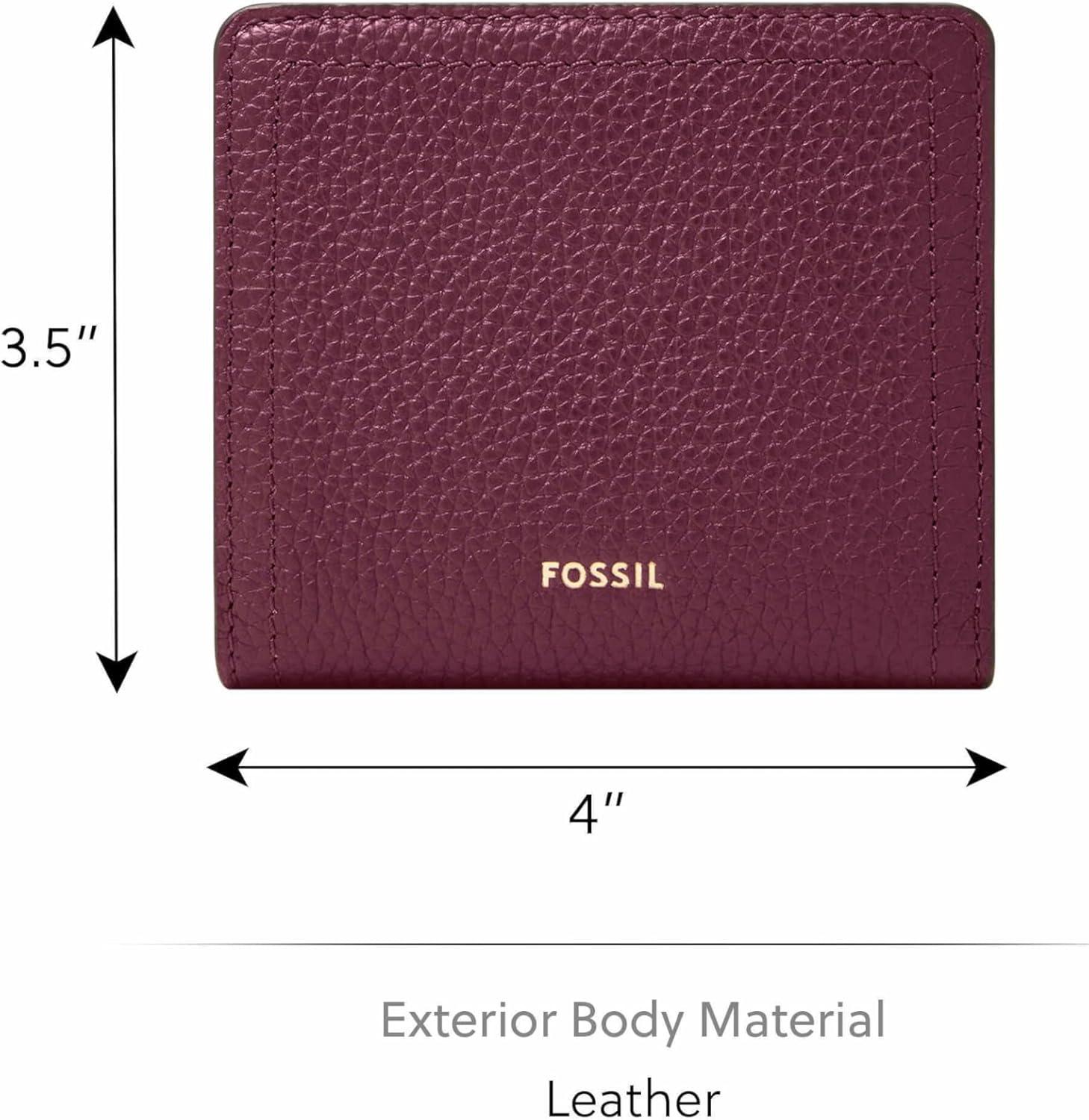 imageFossil Womens Logan Leather WalletBerry