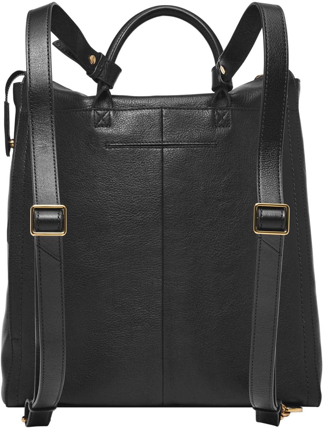 imageFossil Womens Parker Leather Convertible Backpack Purse Handbag for WomenBlack W Outer Pocket