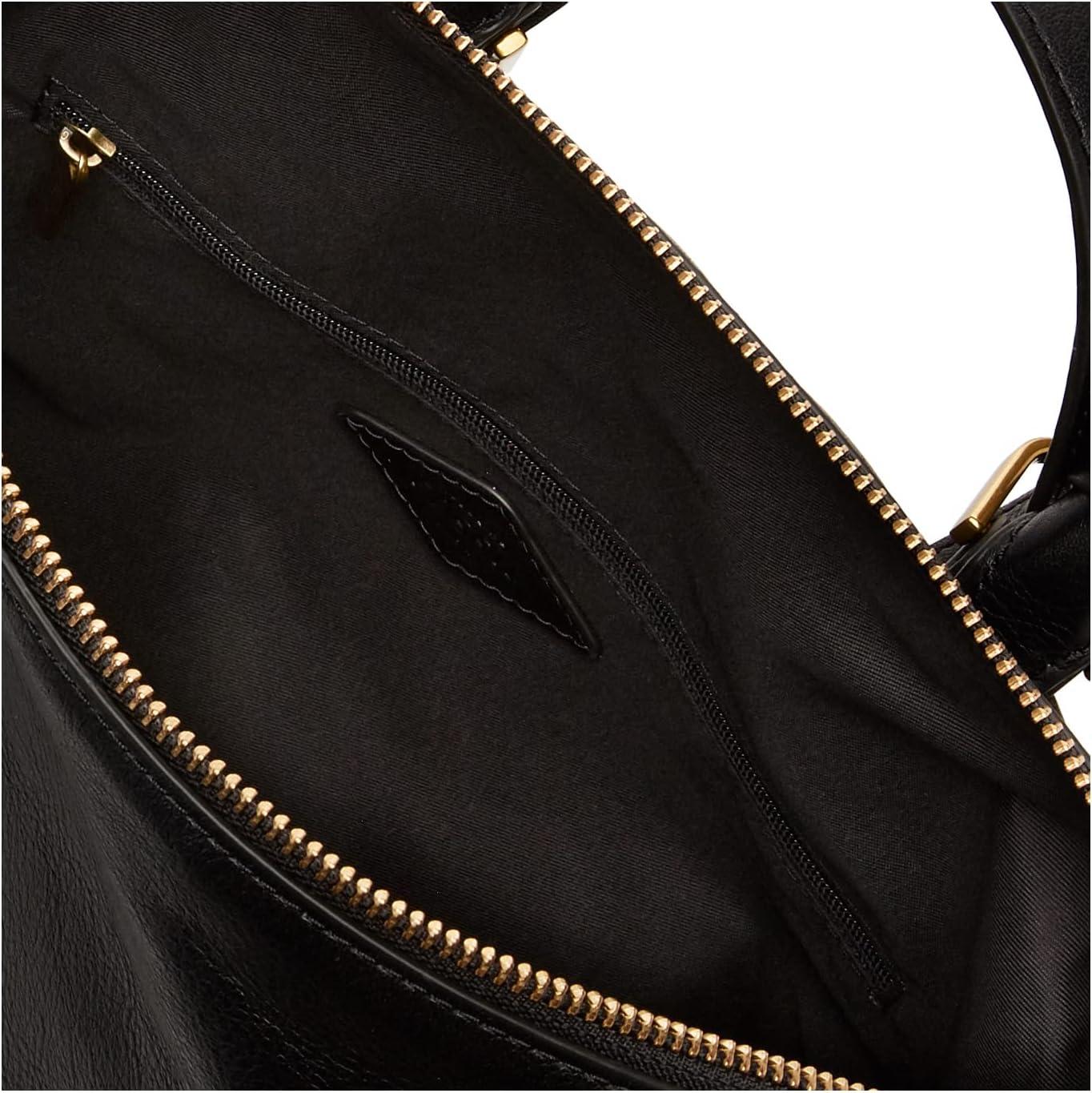 imageFossil Womens Parker Leather Convertible Backpack Purse Handbag for WomenLarge  Black