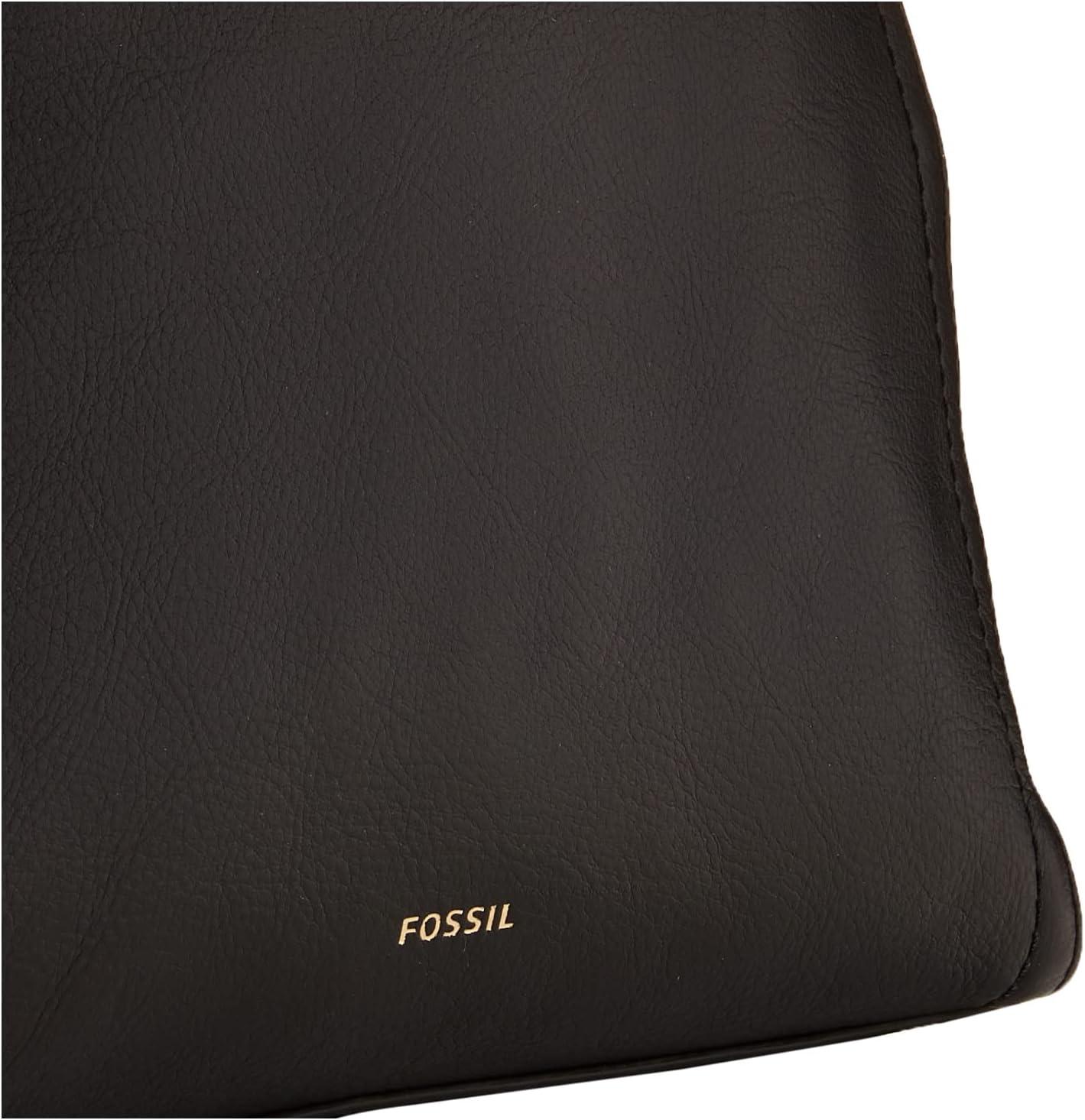 imageFossil Womens Parker Leather Convertible Backpack Purse Handbag for WomenLarge  Black