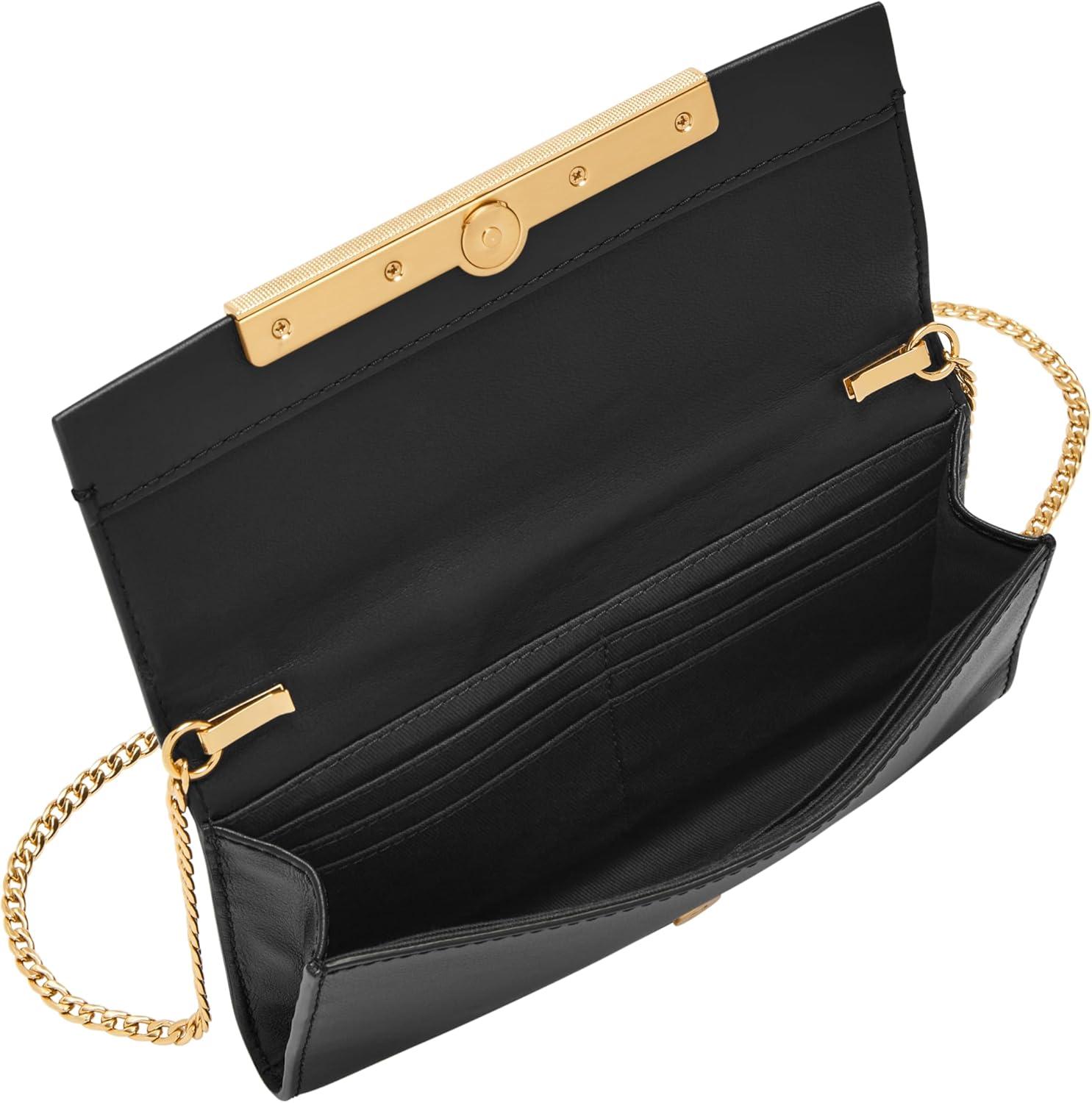 imageFossil Womens Penrose Wallet CrossbodyBlack Wallet