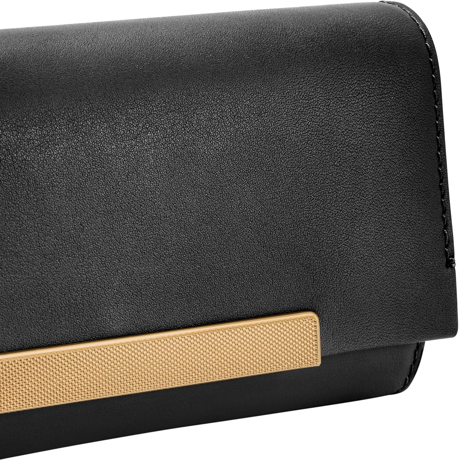 imageFossil Womens Penrose Wallet CrossbodyBlack Wallet