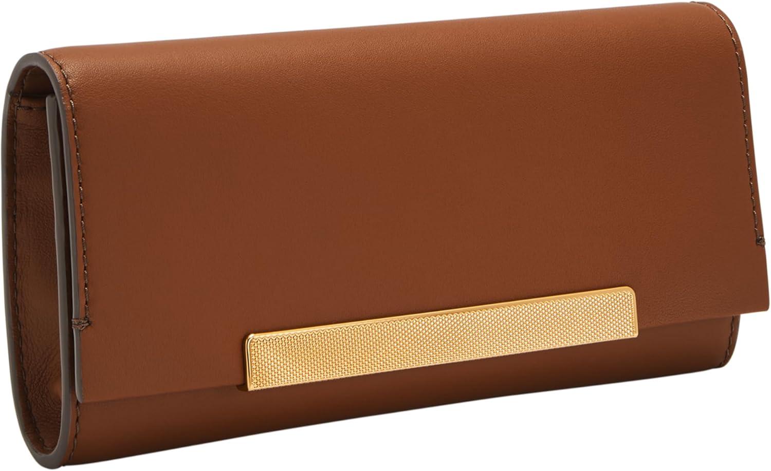 imageFossil Womens Penrose Wallet CrossbodyBrown Flap