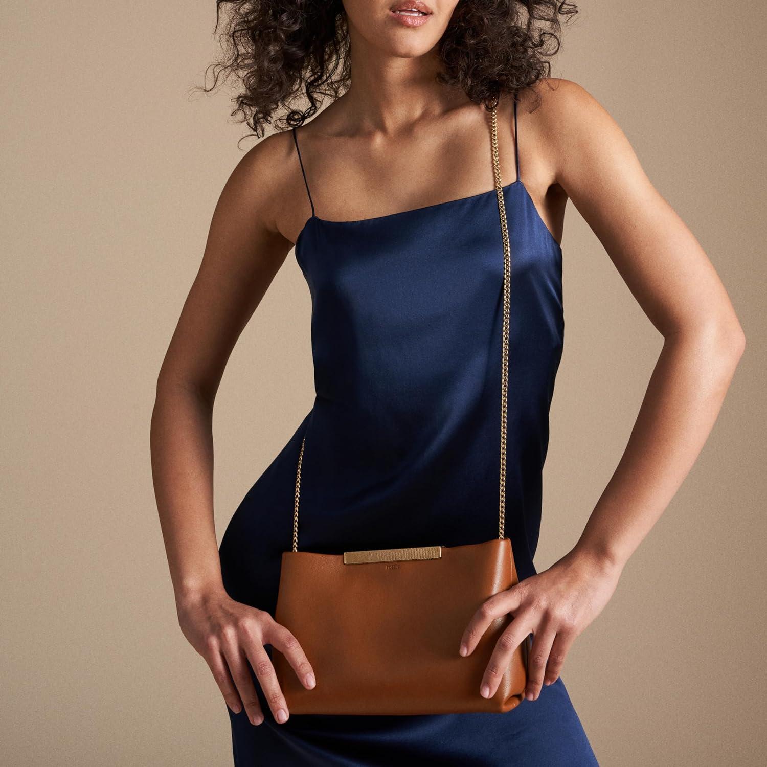 imageFossil Womens Penrose Wallet CrossbodyMedium Brown Clutch