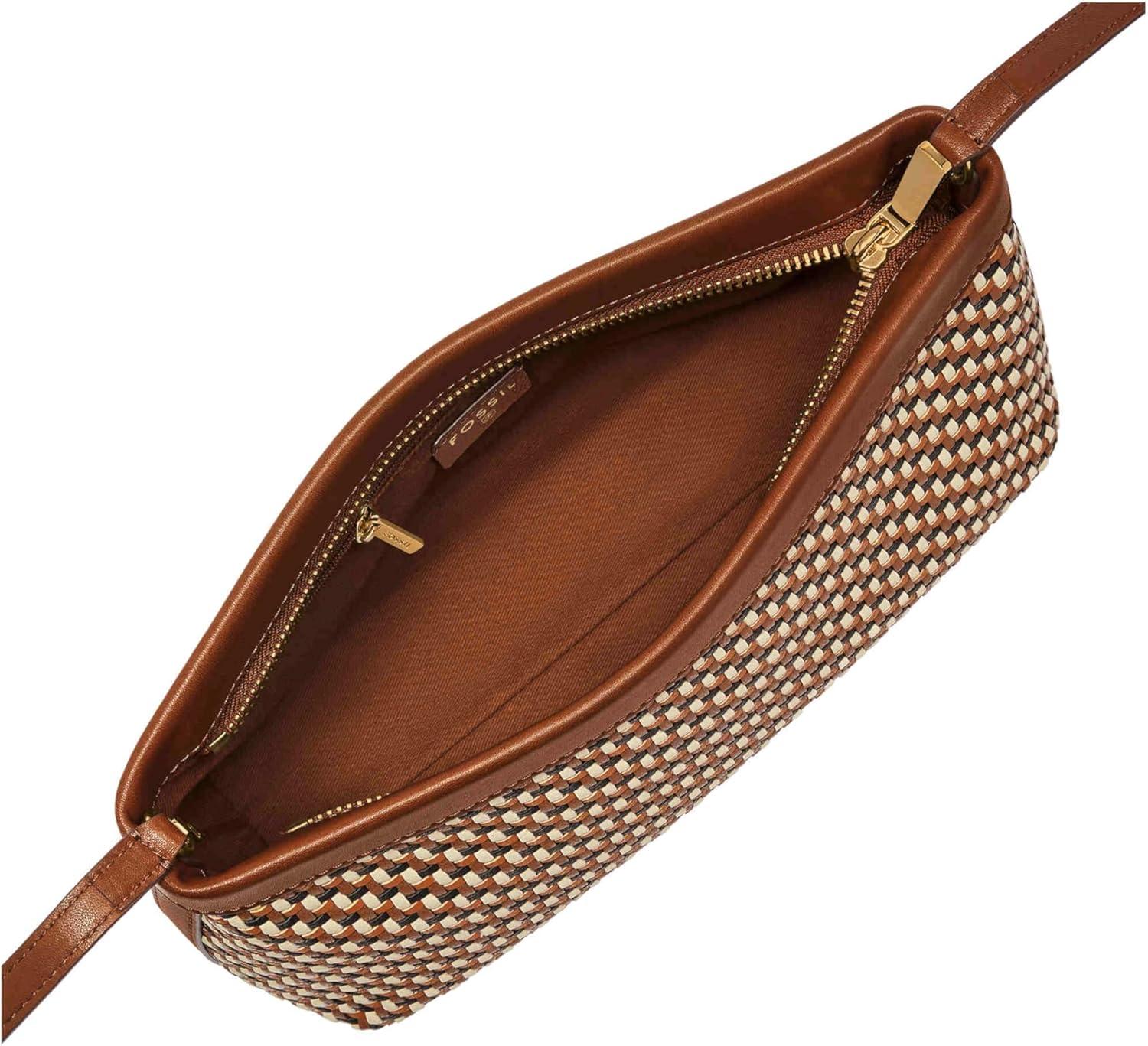 imageFossil Womens Penrose Wallet CrossbodyNeutral Woven