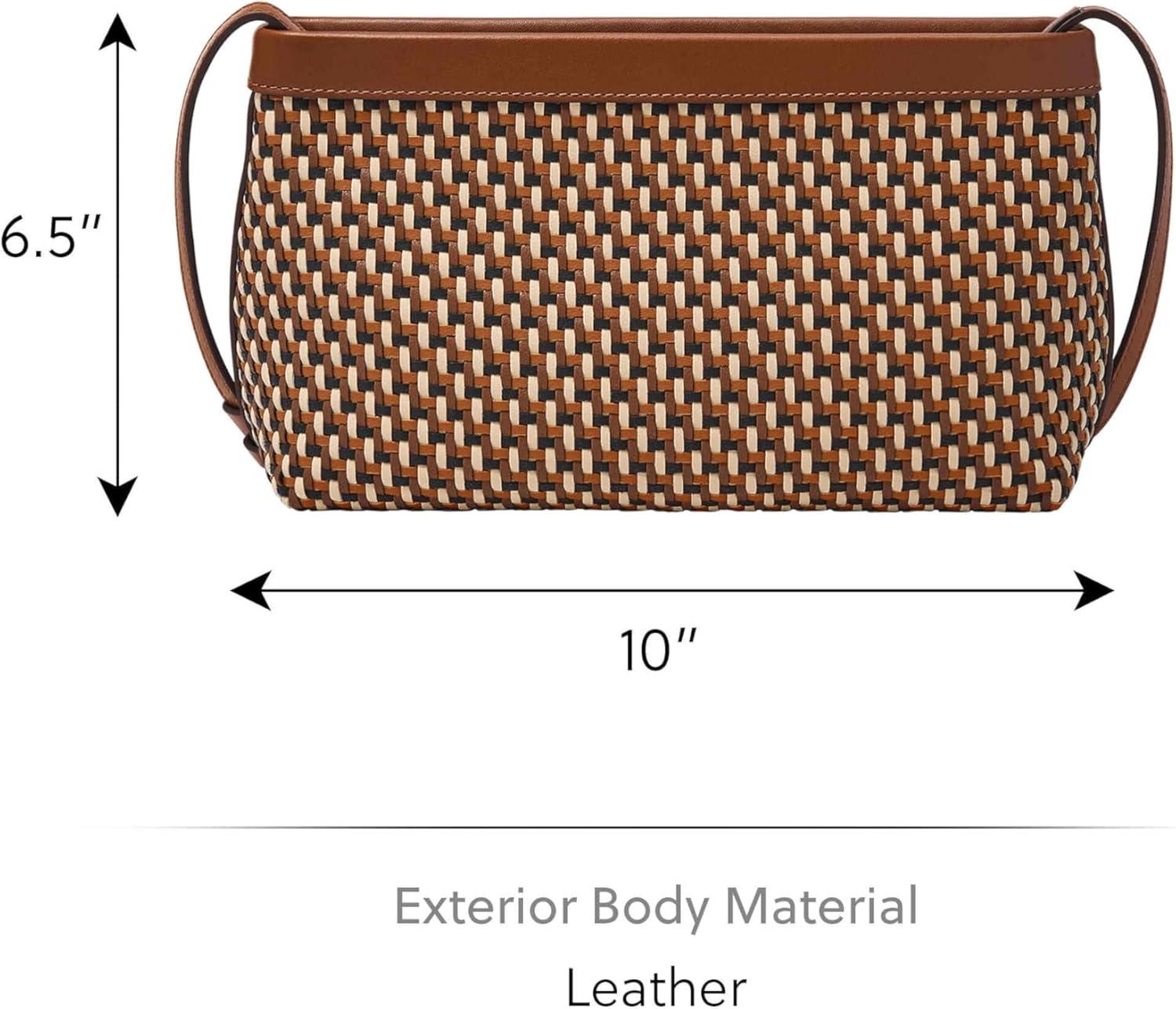 imageFossil Womens Penrose Wallet CrossbodyNeutral Woven