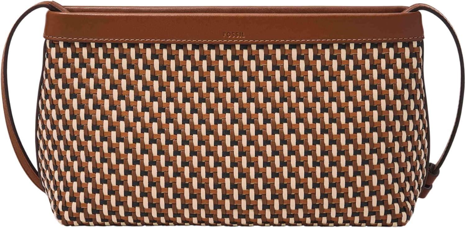 imageFossil Womens Penrose Wallet CrossbodyNeutral Woven