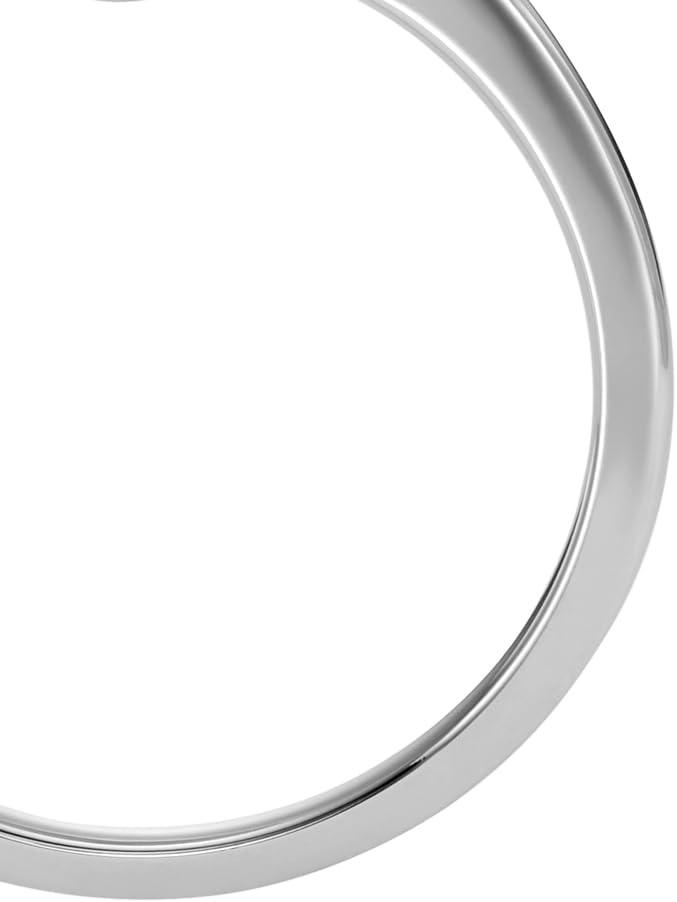 imageFossil Womens Plated Stainless Steel RingSilver Sadie Glitz Heart