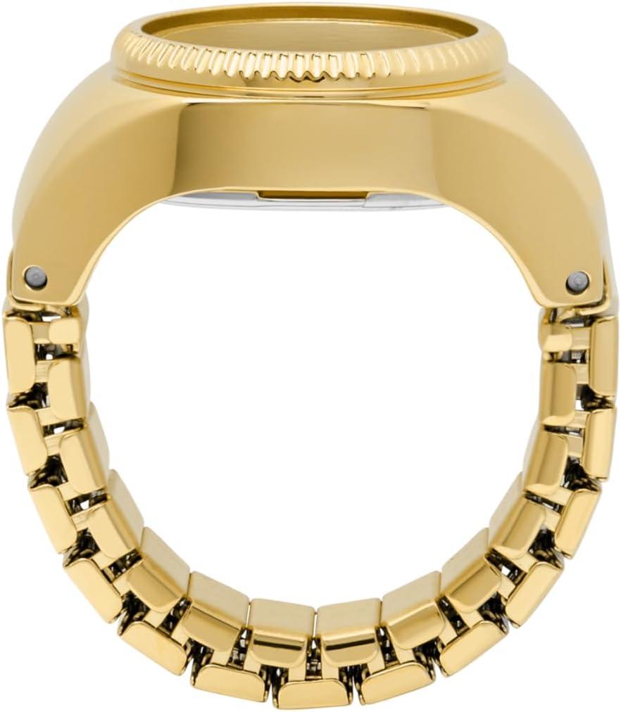 imageFossil Womens Quartz Stainless Steel TwoHand Watch RingGold