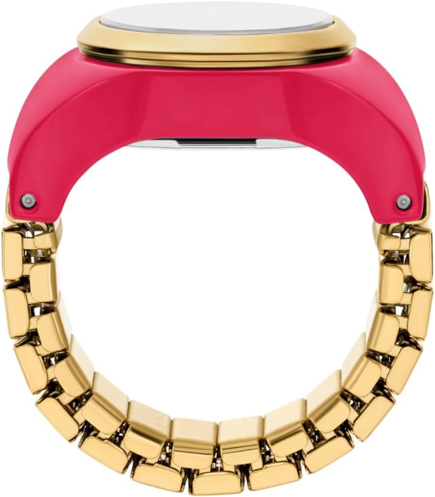 imageFossil Womens Quartz Stainless Steel TwoHand Watch RingGoldPink