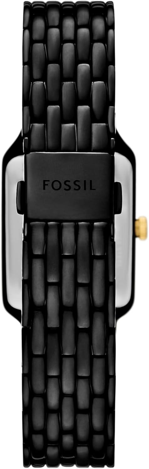imageFossil Womens Raquel Quartz Stainless Steel ThreeHand WatchBlack Bracelet
