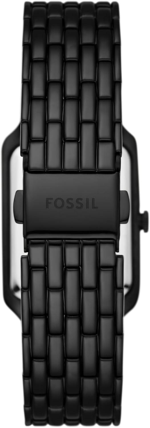 imageFossil Womens Raquel Quartz Stainless Steel ThreeHand WatchBlackIridescent