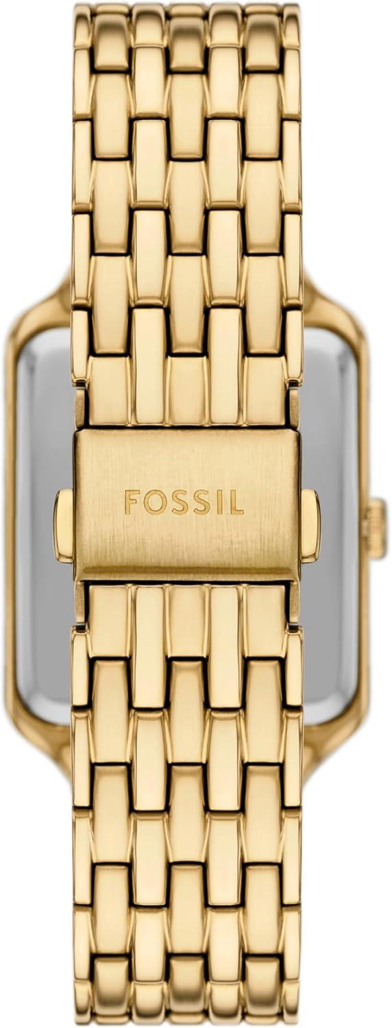 imageFossil Womens Raquel Quartz Stainless Steel ThreeHand WatchGold Moonphase