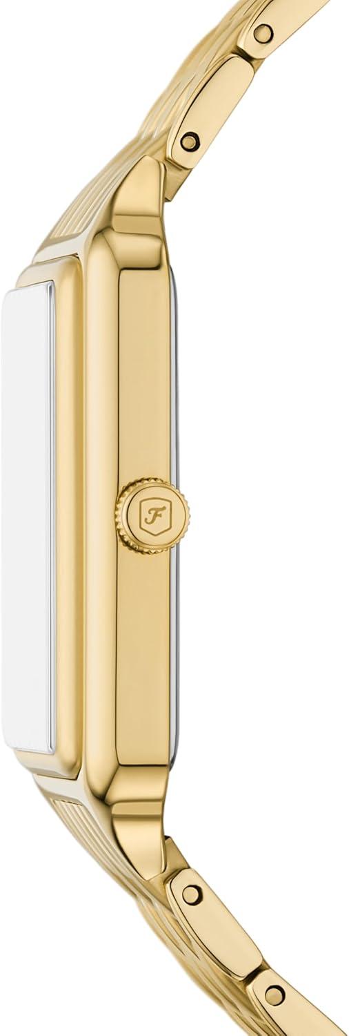 imageFossil Womens Raquel Quartz Stainless Steel ThreeHand WatchGold Moonphase