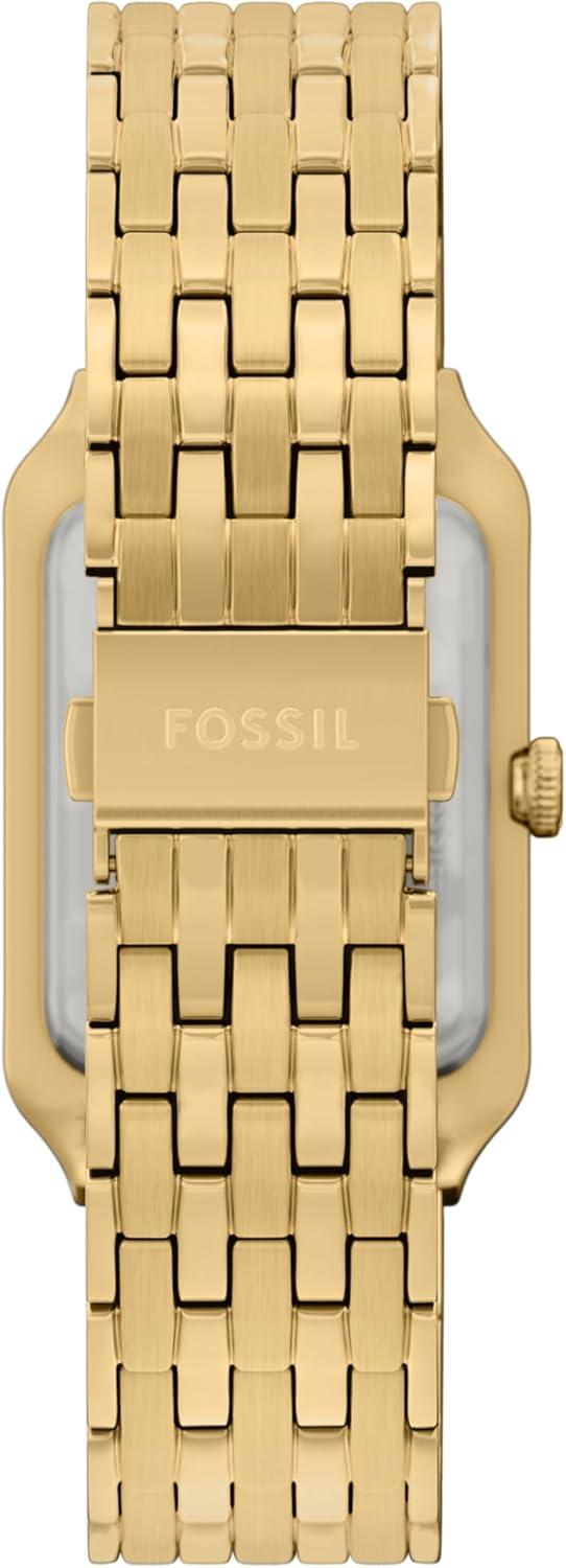 imageFossil Womens Raquel Quartz Stainless Steel ThreeHand WatchGoldBlack
