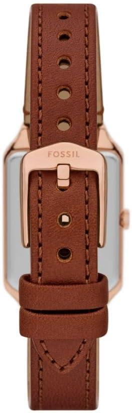 imageFossil Womens Raquel Quartz Stainless Steel ThreeHand WatchRed LeatherRose Gold Gift Set