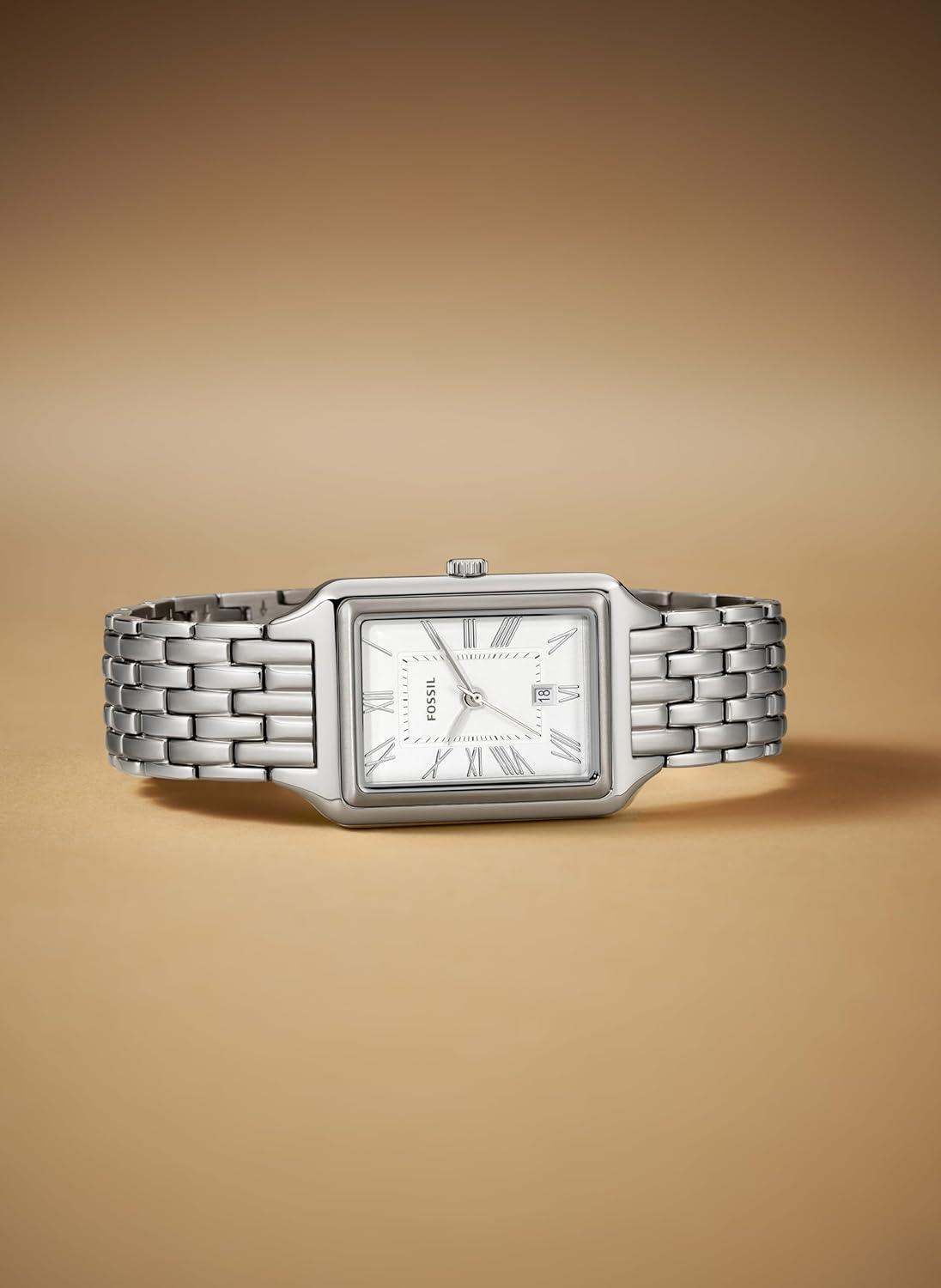 imageFossil Womens Raquel Quartz Stainless Steel ThreeHand WatchSilver