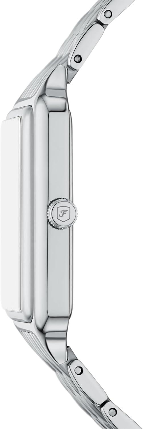 imageFossil Womens Raquel Quartz Stainless Steel ThreeHand WatchSilver Moonphase