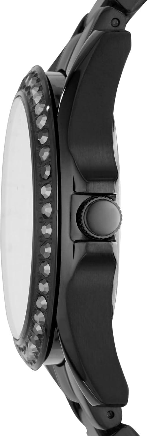 imageFossil Womens Riley Stainless Steel Multifunction WatchBlack