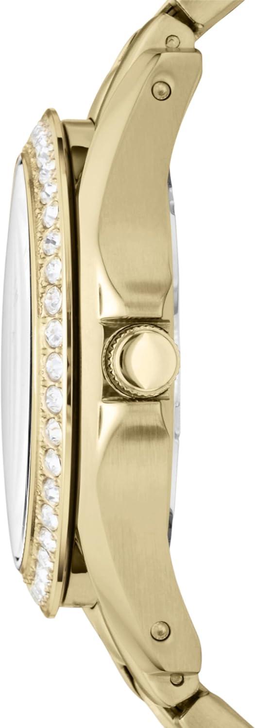 imageFossil Womens Riley Stainless Steel Multifunction WatchGold