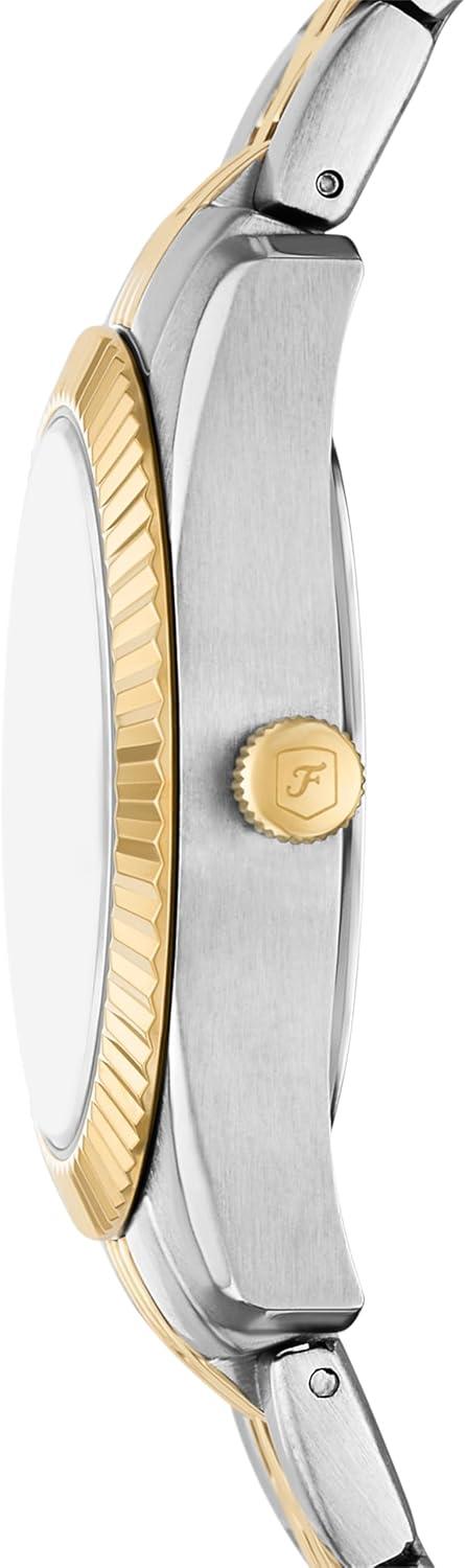 imageFossil Womens Scarlette ThreeHand Date TwoTone Stainless Steel Watch