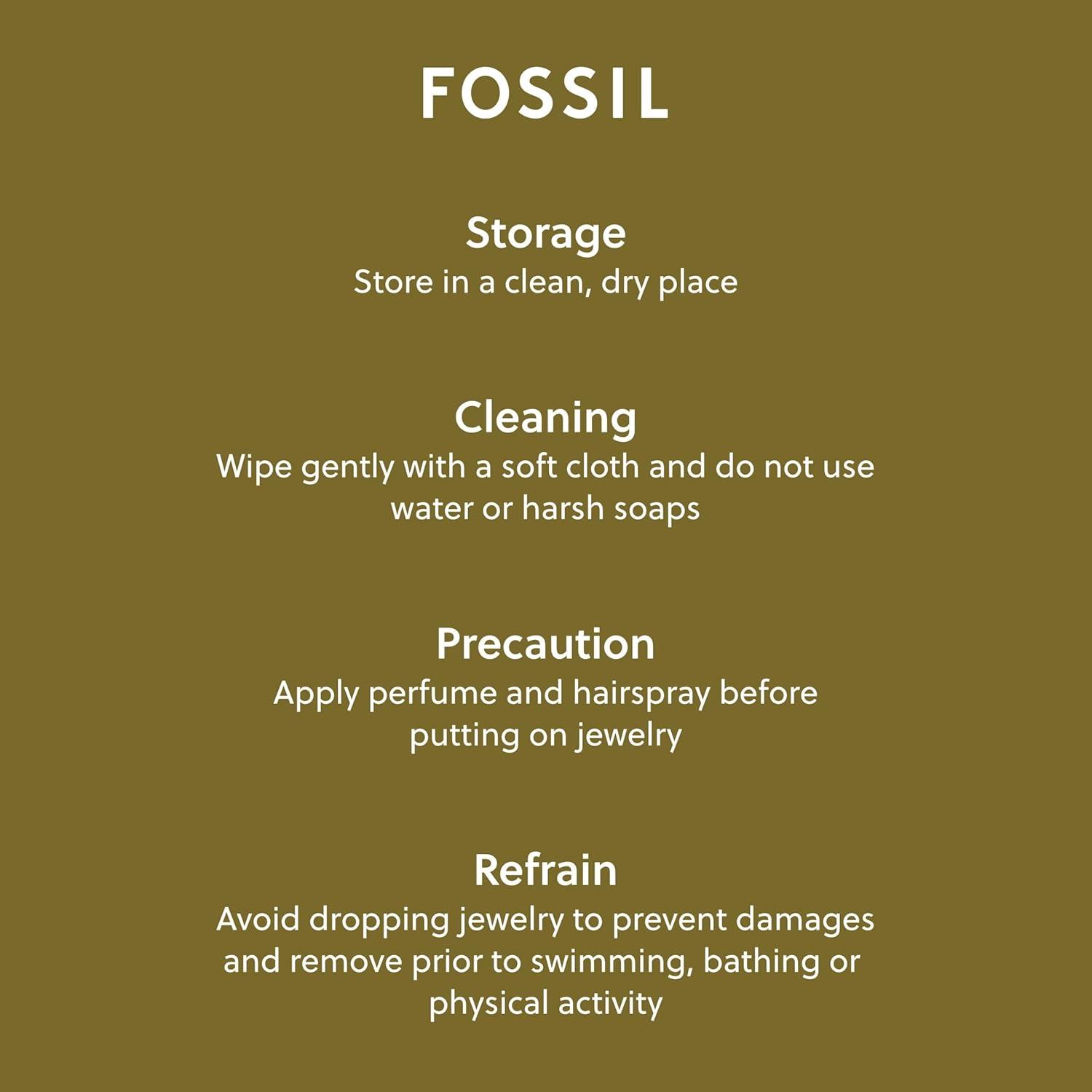 imageFossil Womens Stainless Steel DangleDrop or Hoop Earrings for WomenSilver Harlow Huggie Hoop