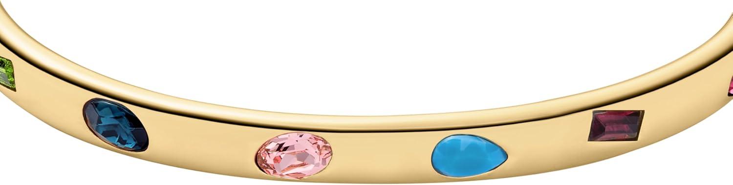 imageFossil Womens Stainless Steel GoldTone Bangle BraceletGoldStone