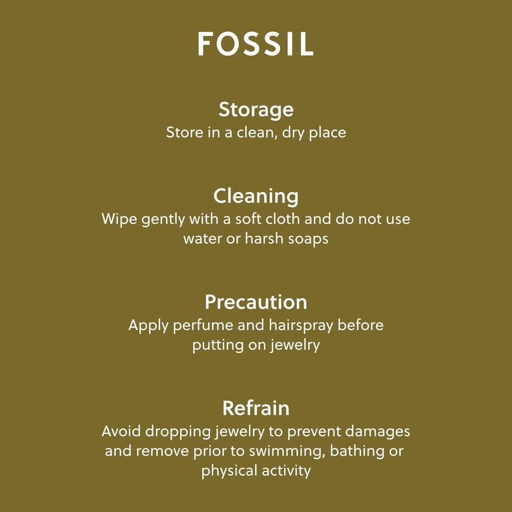 imageFossil Womens Stainless Steel GoldTone Beaded BraceletGold Beaded