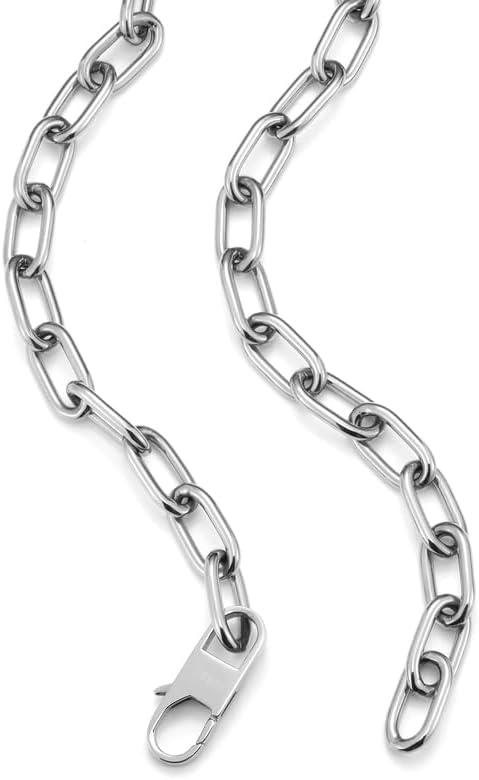 imageFossil Womens Sterling Silver or SilverTone Stainless Steel Pendant Chain Necklace for WomenHarlow SilverTone Heart Chain