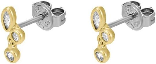 imageFossil Womens Sterling Silver or Stainless Steel Stud Earrings for WomenGold Ellis Et Moi
