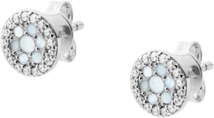 imageFossil Womens Sterling Silver or Stainless Steel Stud Earrings for WomenSilver Mosaic