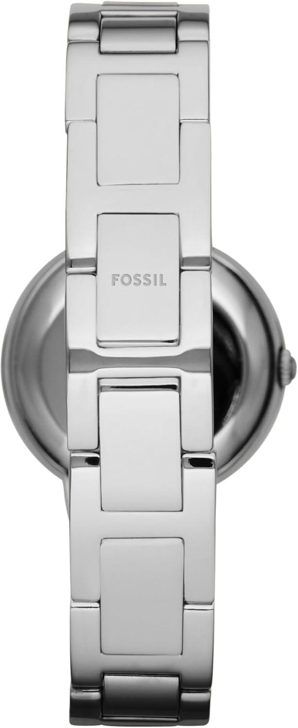 imageFossil Womens Virginia Quartz Stainless Steel ThreeHand WatchSilver