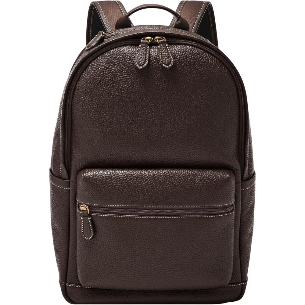 imageFossil Buckner Leather BackpackNew Buckner Mink Brown